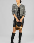 Blazer Tejido Perlas