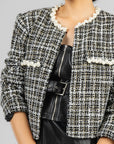 Blazer Tejido Perlas