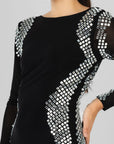 Vestido Espejo Plata