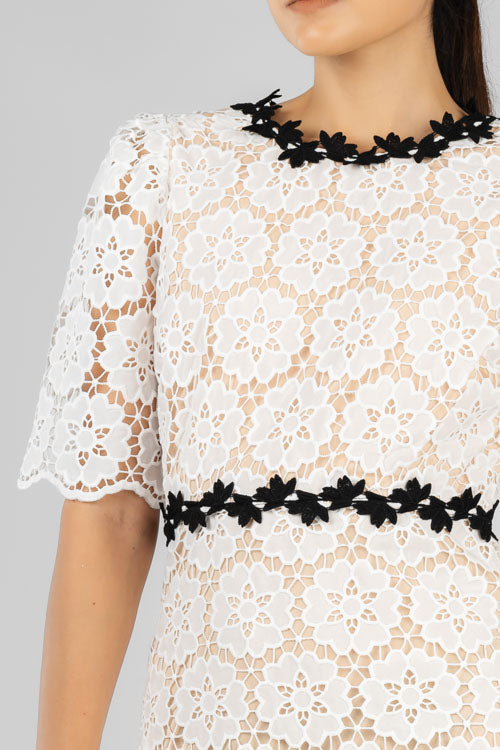 Vestido Guipur Blanco