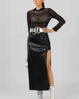 Pantiblusa Negra Brillos