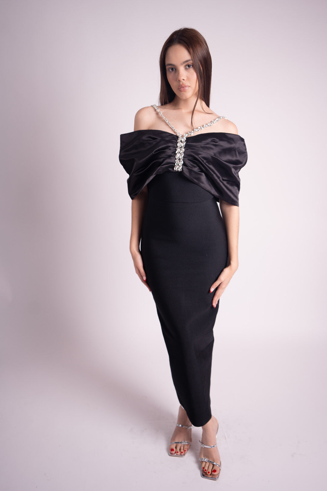 Vestido Midi Negro