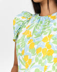 Vestido Floreado Verde