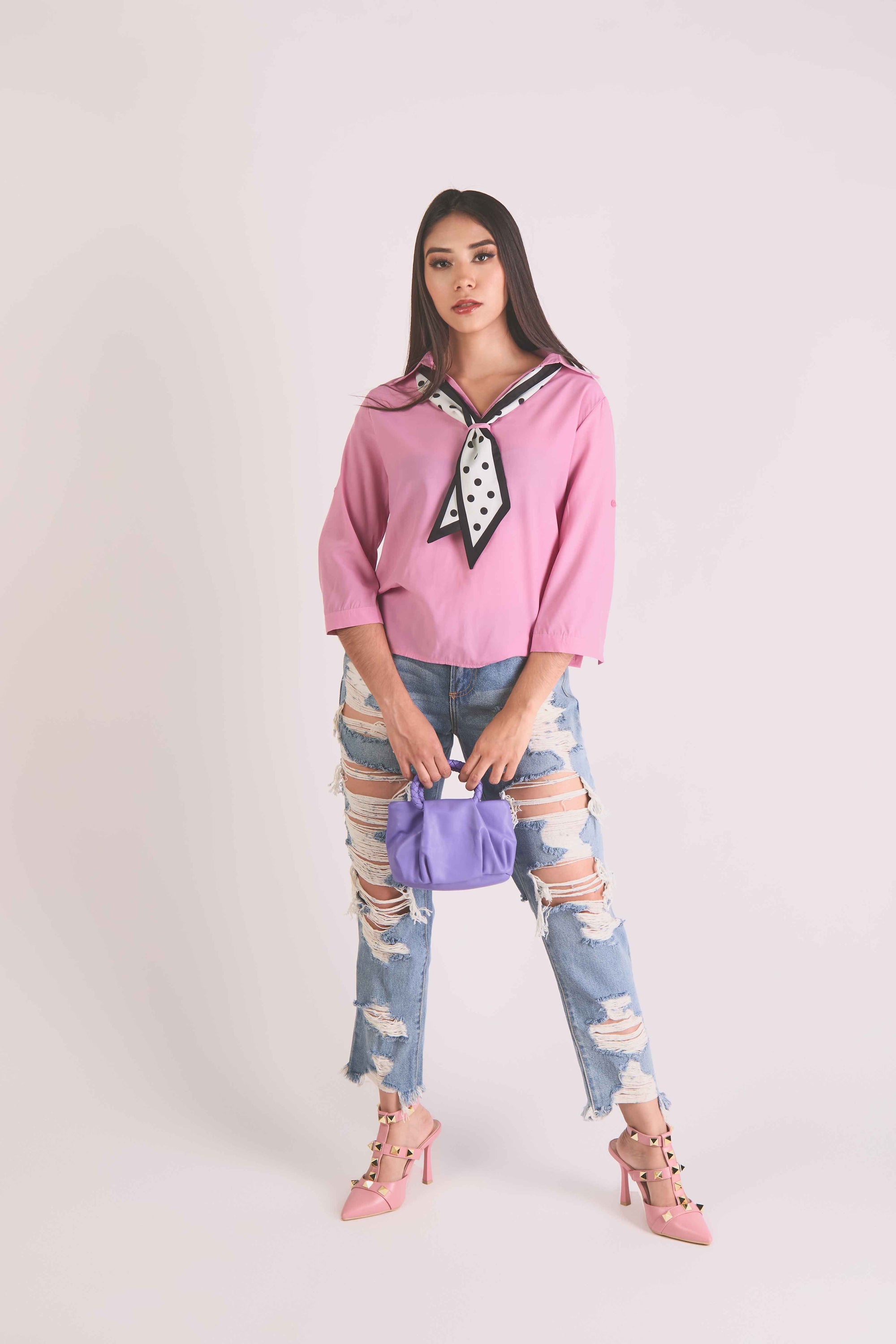 Blusa Rosa
