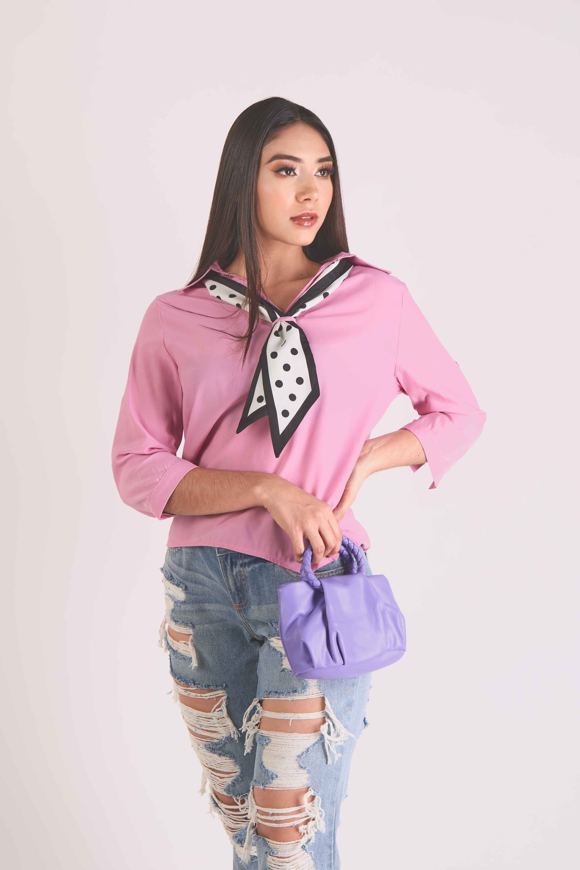Blusa Rosa