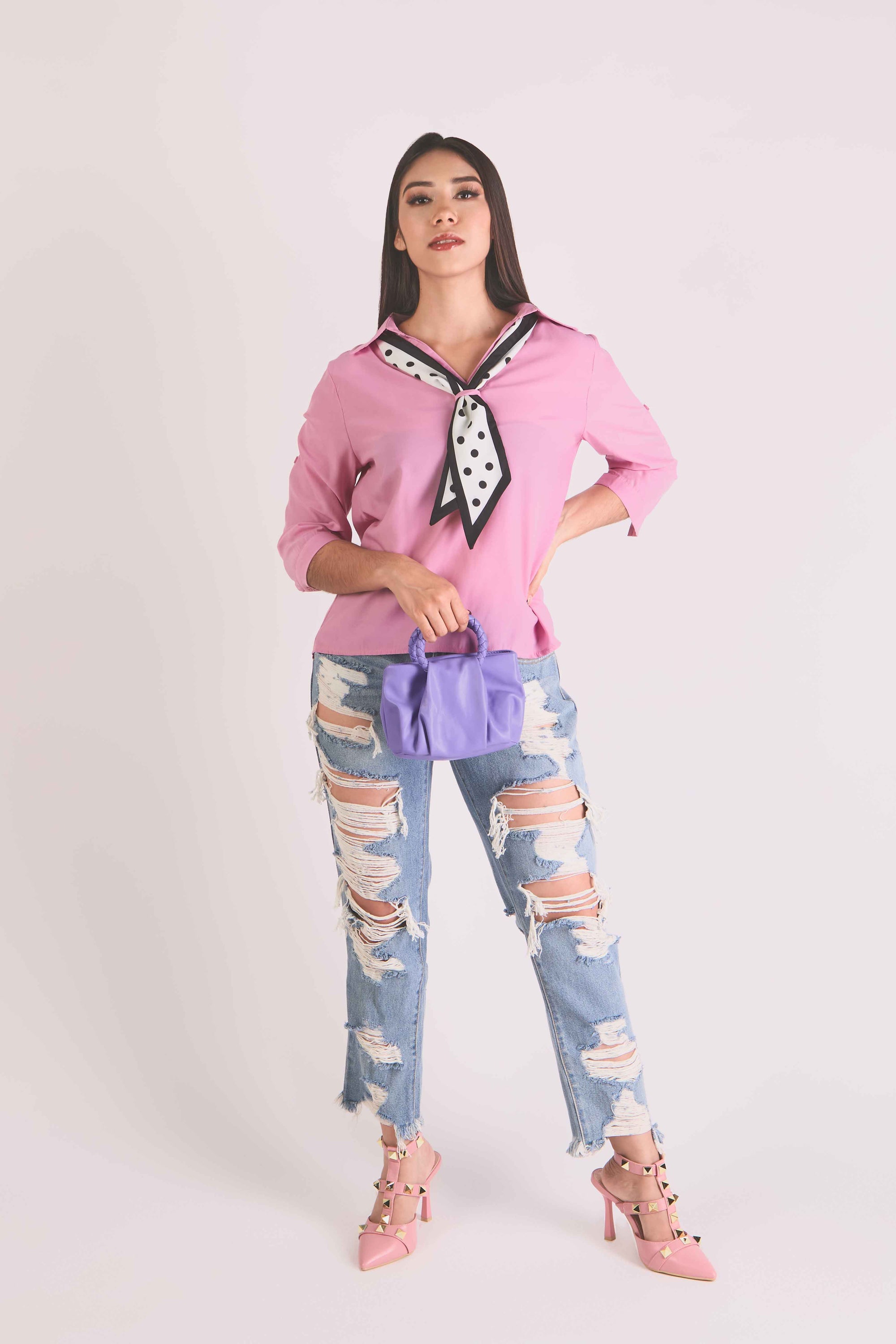 Blusa Rosa